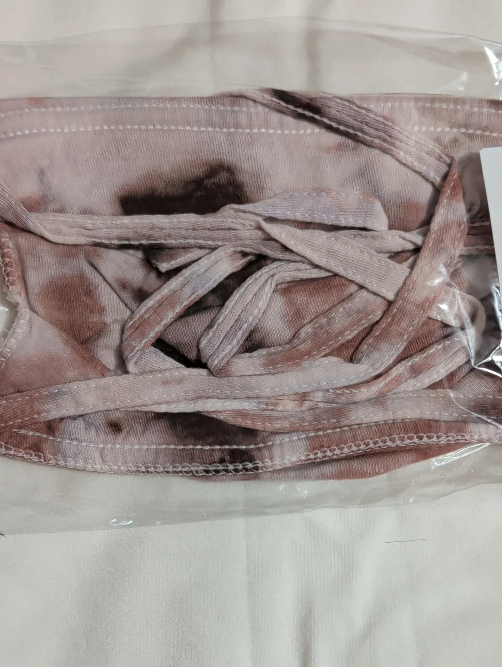 NWOT (004) Tultex Unisex Assorted Tie-Dye Face Masks Multi 8 Pack